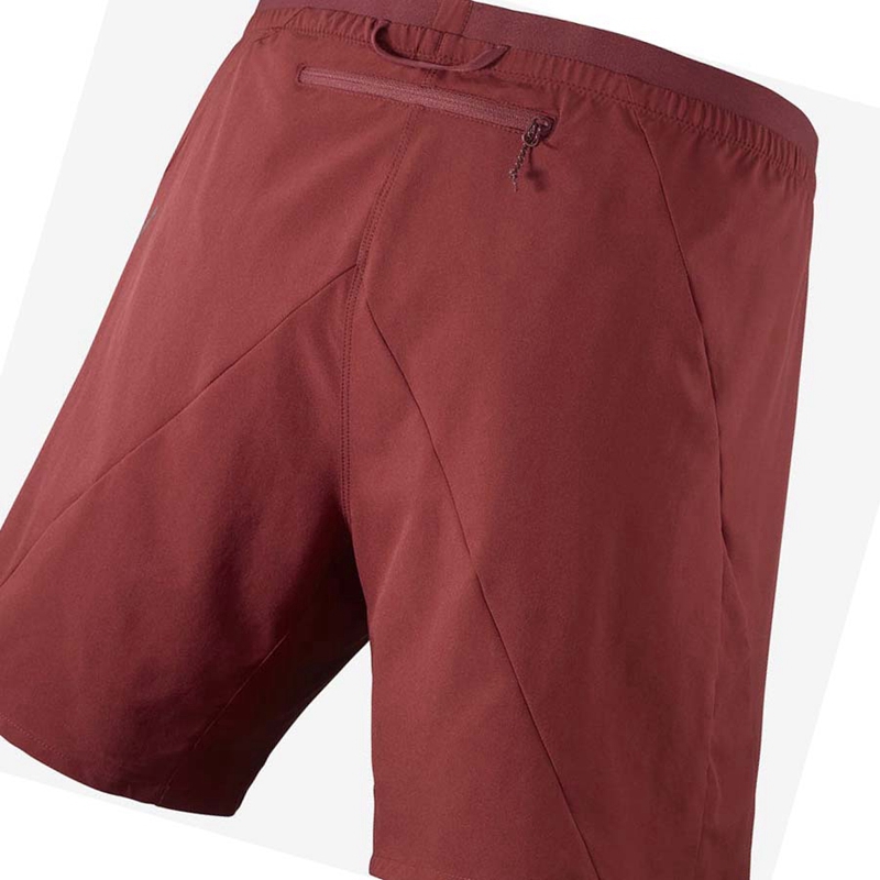 Salomon CROSS 7'' Miesten Shortsit Punainen | BQXZLTJ-79