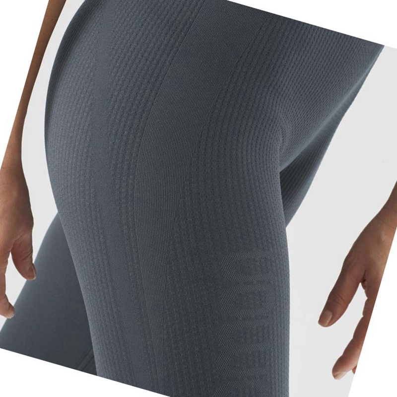 Salomon ESSENTIAL SEAMLESS Naisten Housut Mustat | VPXJWLM-24