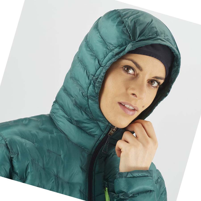 Salomon OUTPEAK PRIMALOFT INSULATED Naisten Takki Vihreä | ONKDXIJ-57