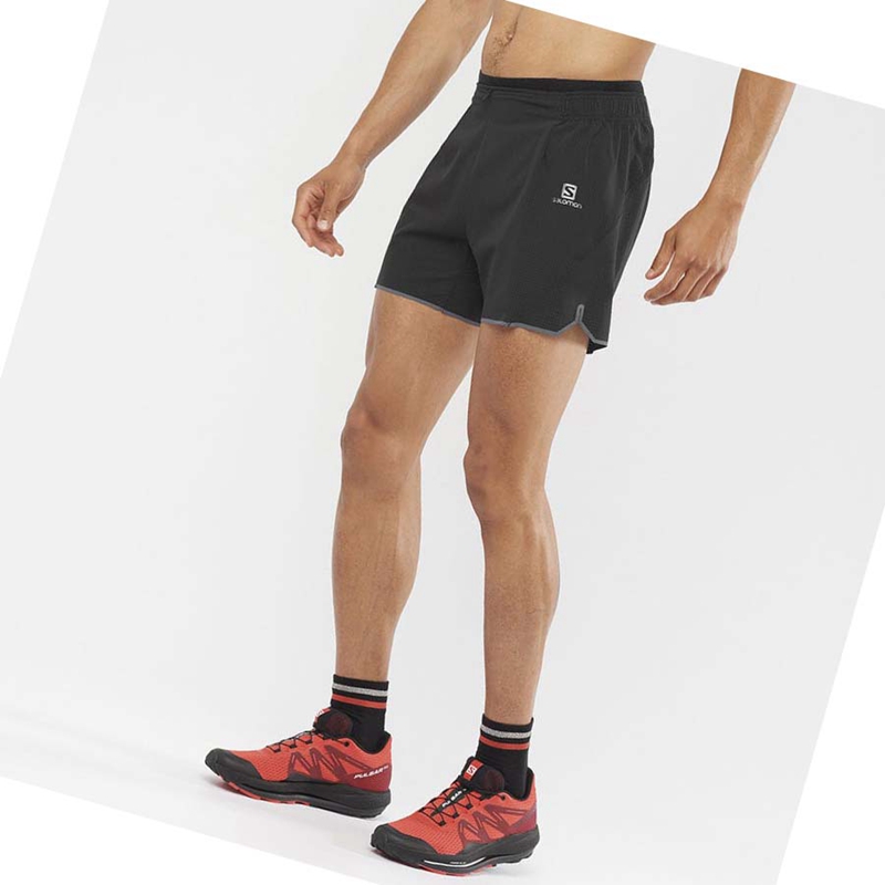 Salomon SENSE AERO 5'' Miesten Shortsit Mustat | OWJTEQF-67