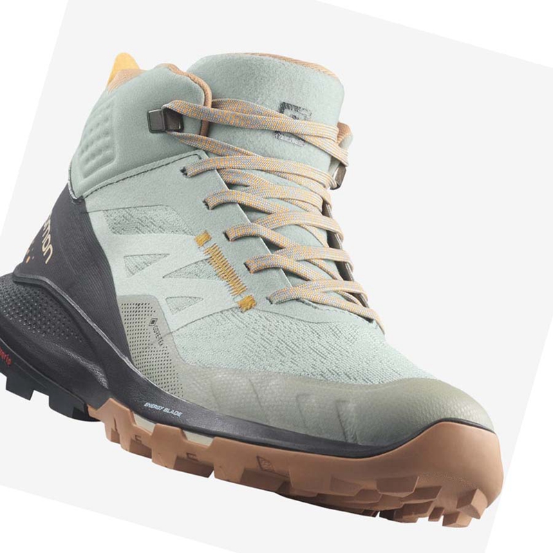 Salomon WoOUTPULSE MID GORE-TEX Naisten Vaelluskengät Minttu | ICWNDPT-95