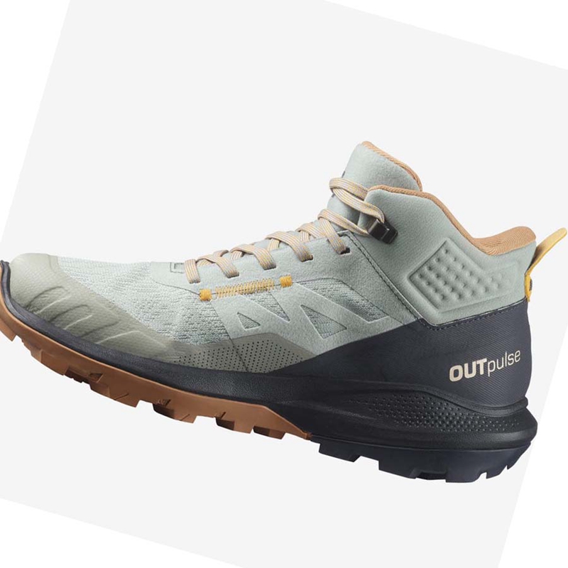 Salomon WoOUTPULSE MID GORE-TEX Naisten Vaelluskengät Minttu | ICWNDPT-95