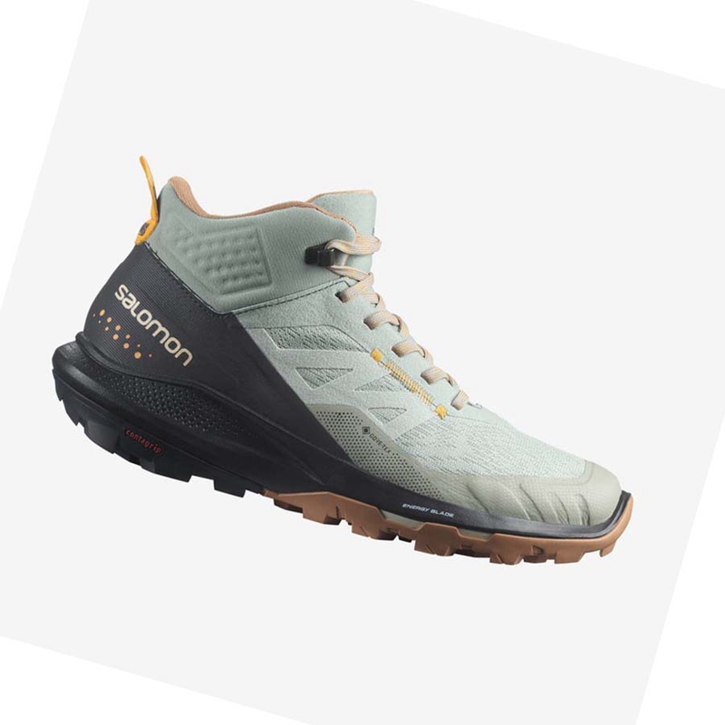 Salomon WoOUTPULSE MID GORE-TEX Naisten Vaelluskengät Minttu | ICWNDPT-95