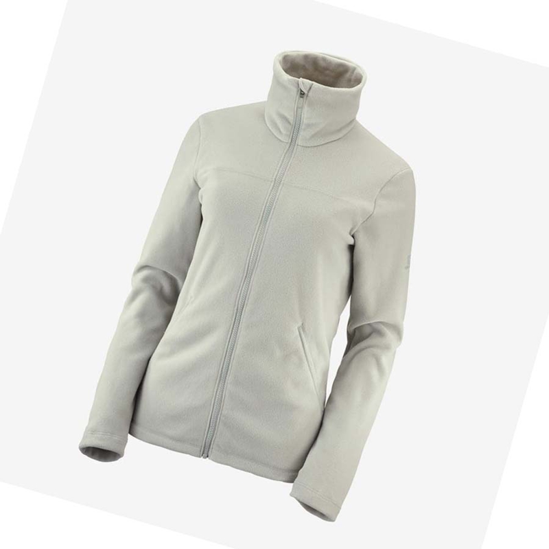 Salomon ESSENTIAL COSY FLEECE Naisten Huppari Beige | LPKAUCG-06