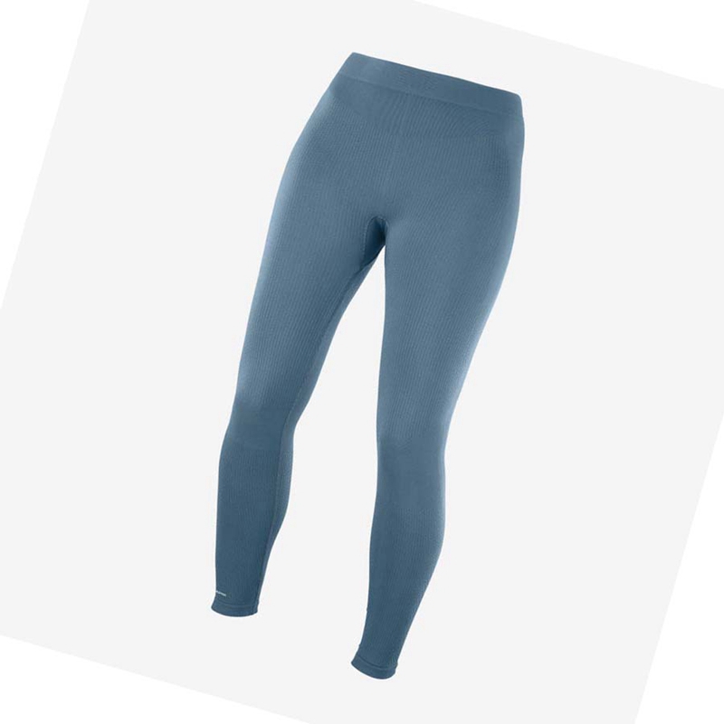 Salomon ESSENTIAL SEAMLESS Naisten Housut Sininen | HBZJNDM-53