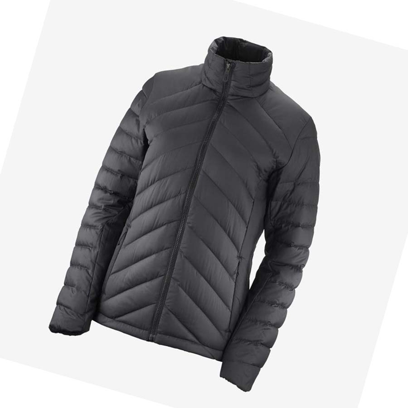 Salomon ESSENTIAL XWARM DOWN INSULATED Naisten Takki Mustat | BLSMDQY-30