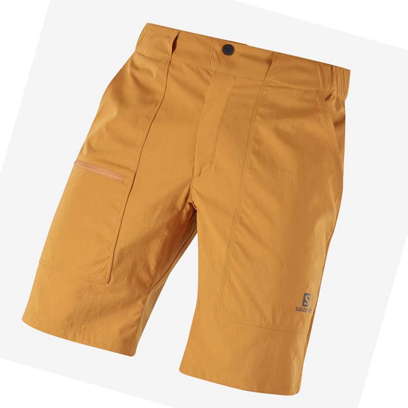 Salomon OUTRACK Miesten Shortsit Oranssi | ITGUQNA-09