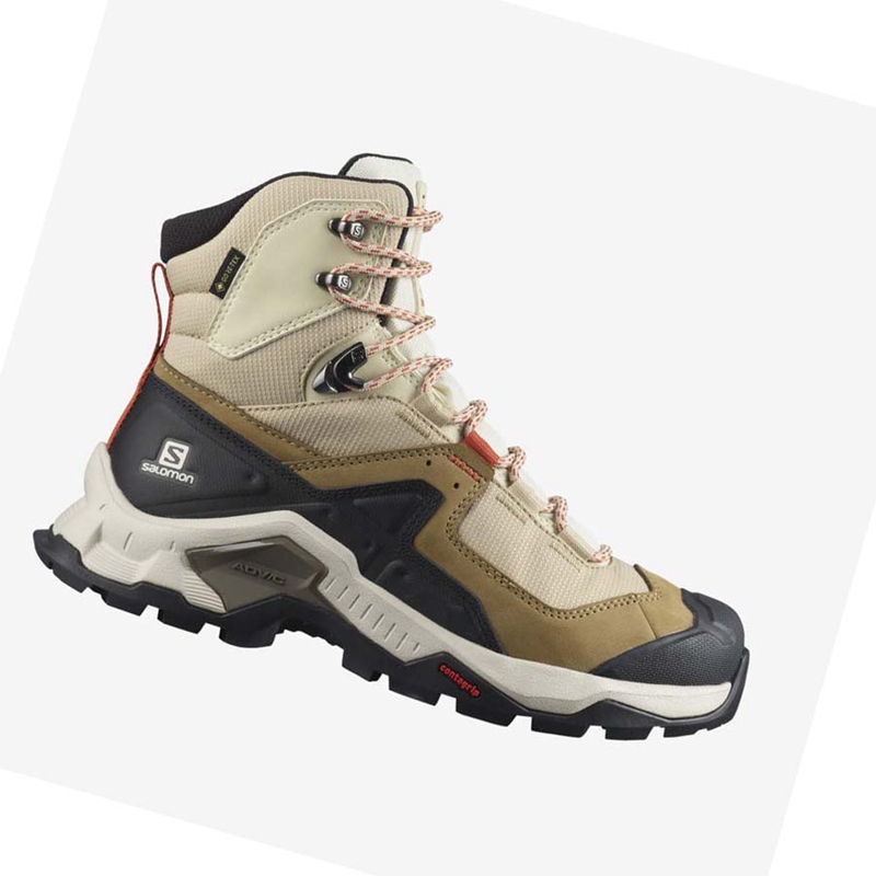 Salomon WoQUEST ELEMENT GORE-TEX Naisten Vaelluskengät Ruskea | VIHJSYC-20